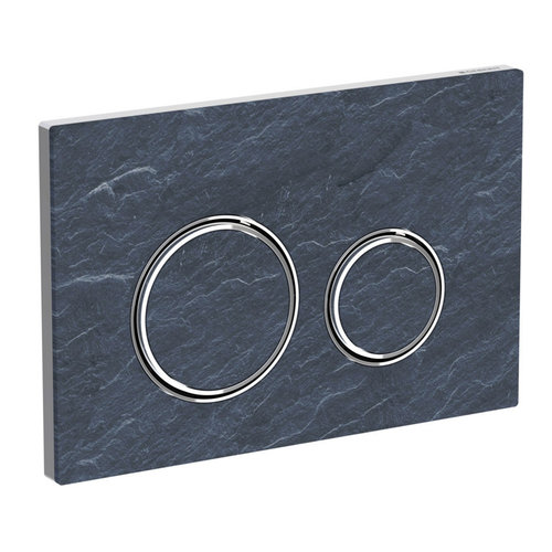 Bedieningsplaat Geberit Sigma 50 Round Mustang Leisteen 