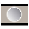 Spiegel Rond Sanicare Q 120 cm Ambi Warm White LED PP Geslepen (Met Sensor)