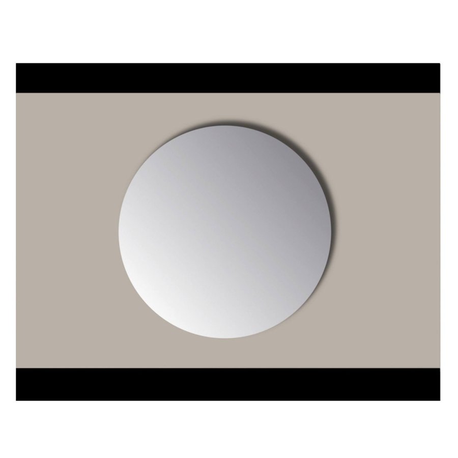 Spiegel Rond Sanicare Q-mirrors Zonder Omlijsting 120 cm PP Geslepen