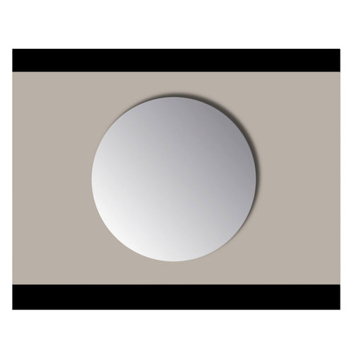 Spiegel Rond Sanicare Q-mirrors Zonder Omlijsting 85 cm PP Geslepen 