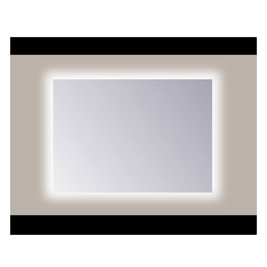 Spiegel Sanicare Q-mirrors Zonder Omlijsting 60 x 65 cm Rondom Warm White LED PP Geslepen
