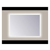 Sanicare Spiegel Sanicare Q-mirrors Zonder Omlijsting 60 x 60 cm Rondom Warm White LED PP Geslepen