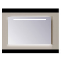 Spiegel Sanicare Q-mirrors 60 x 70 cm Cold White LED Ambi Licht Onder PP Geslepen