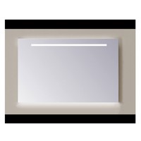 Spiegel Sanicare Q-mirrors 60 x 100 cm Warm White LED Ambi Licht Onder PP Geslepen