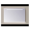 Sanicare Spiegel Sanicare Q-mirrors 60 x 70 cm Warm White LED Ambi Licht Onder PP Geslepen