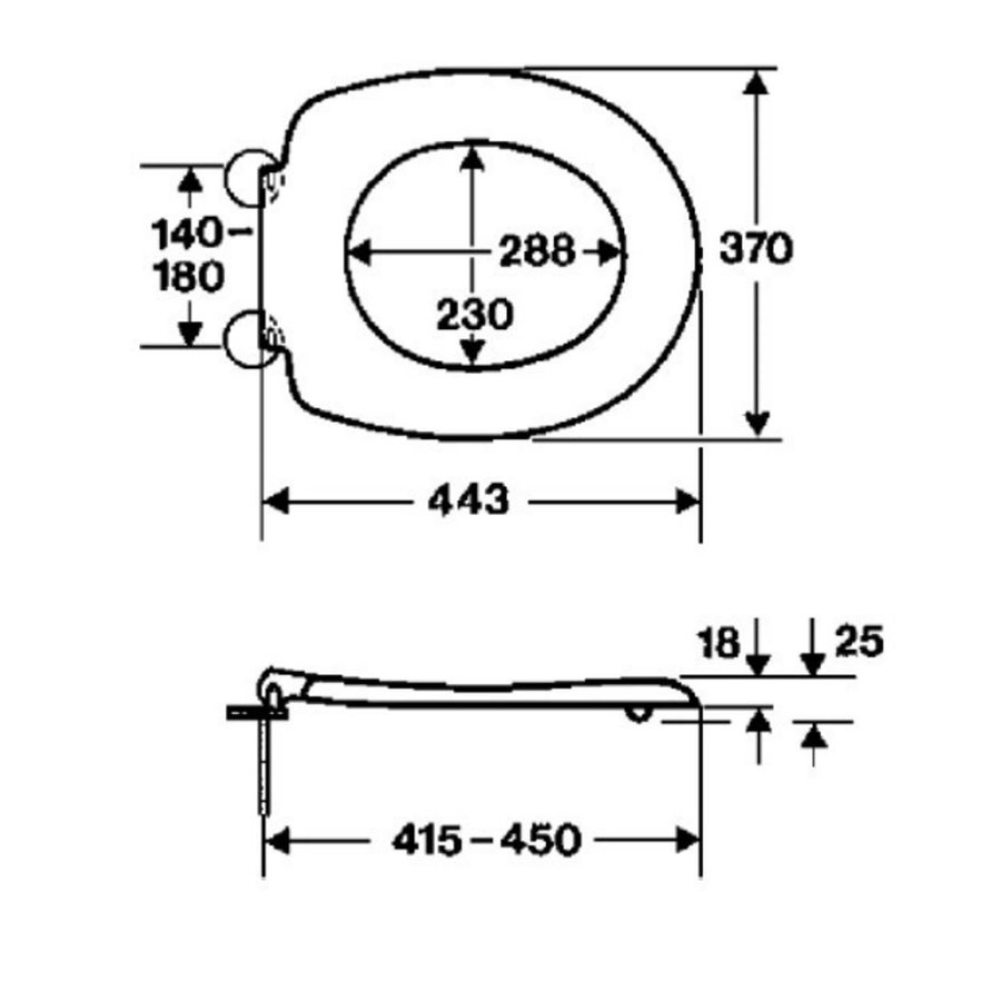 Toilet Zitting Van Marcke Schwab Comtessa Duroplast Wit