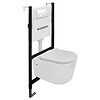 Go by Van Marcke Toiletset Van Marcke Combo Up Pureflow Rimless Hang Wit