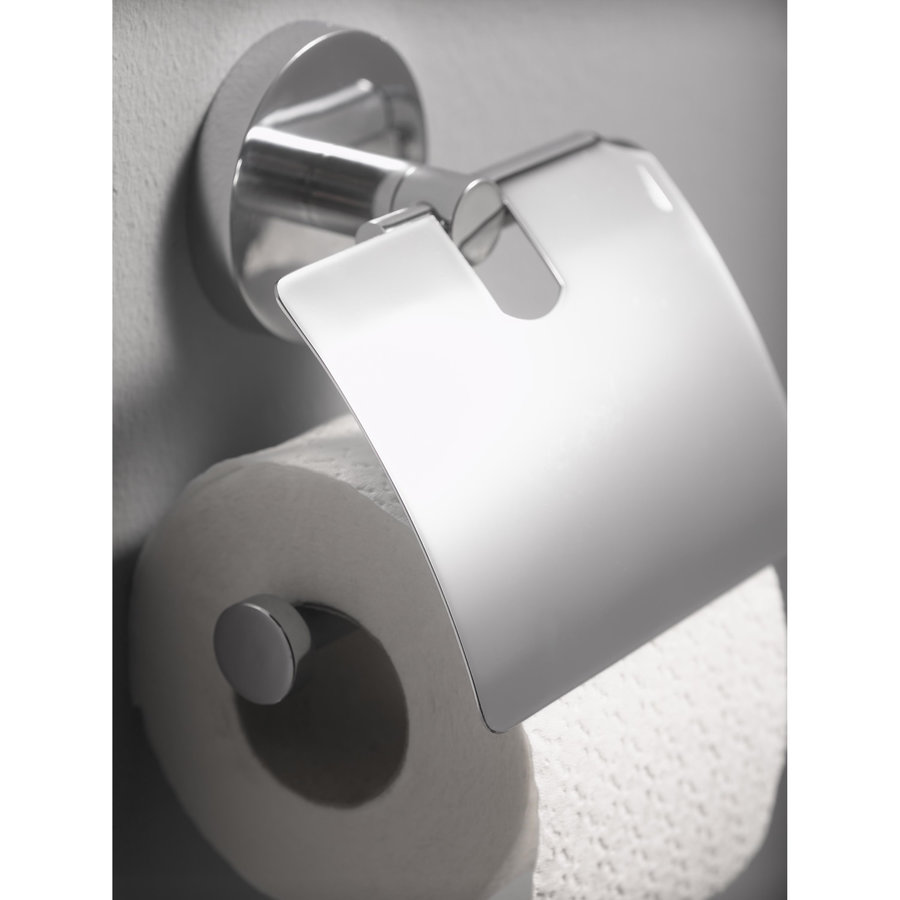 Toiletrolhouder Haceka Aqualux PRO2000 met Klep Chroom