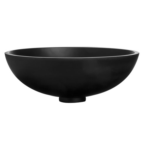 Waskom Opbouw Cipi Pop Basin 38x15 cm Zwart 