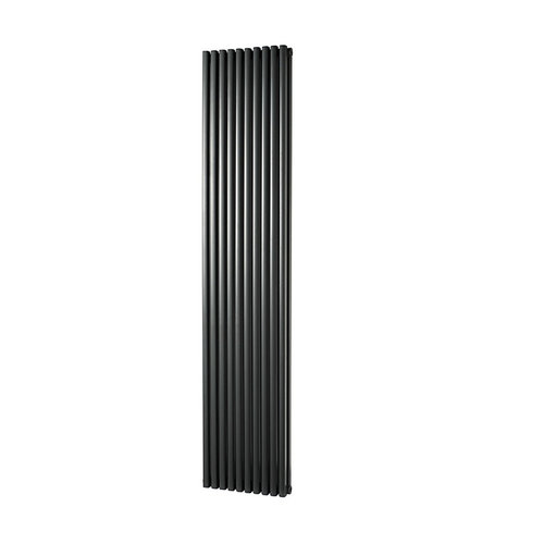 Designradiator Haceka Mojave Adoria 38x184 cm Antraciet 6-Punts Aansluiting (1377W) 