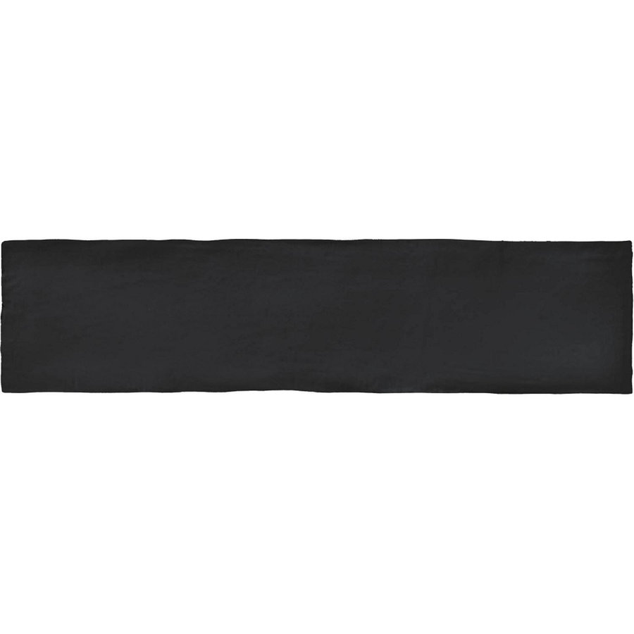 Wandtegel Colonial Black Mat 7.5x30 cm Mat Zwart (prijs per m2)