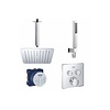 Grohe Grohe/Wiesbaden SmartControl Inbouw Doucheset Vierkant Met Hoofddouche Plafond Uitloop 20 cm en Handdouche Compleet