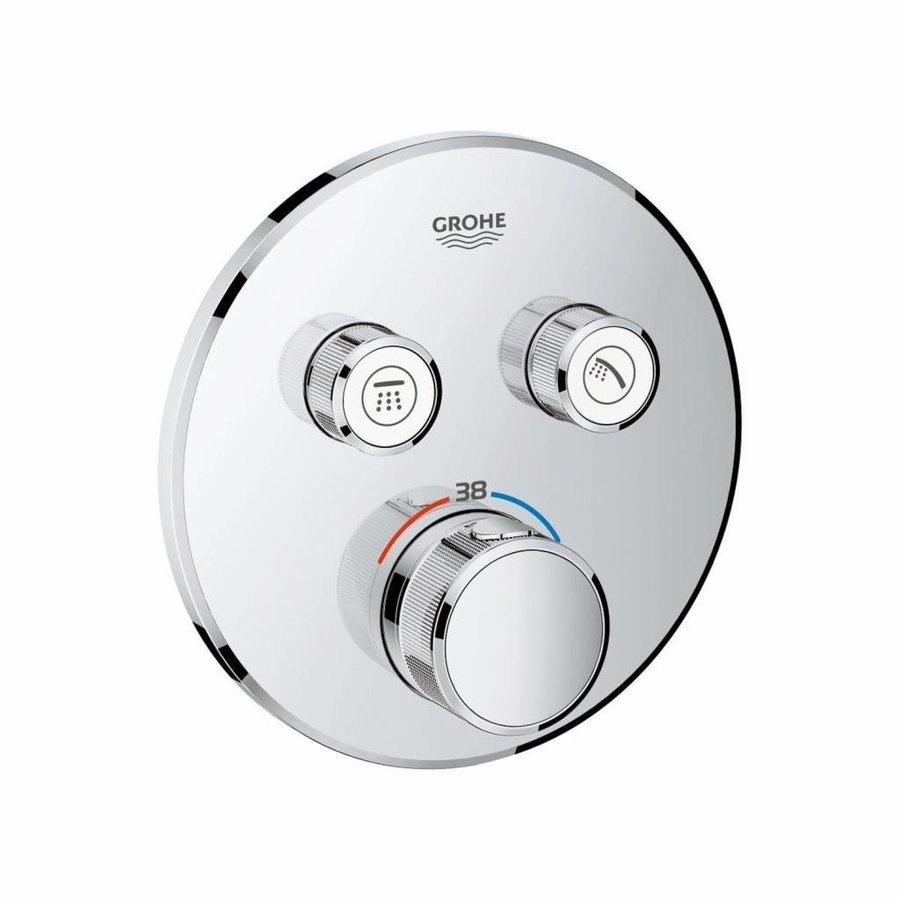 Grohe/Wiesbaden SmartControl Inbouw Doucheset Rond Met Hoofddouche 20cm en Handdouche Compleet