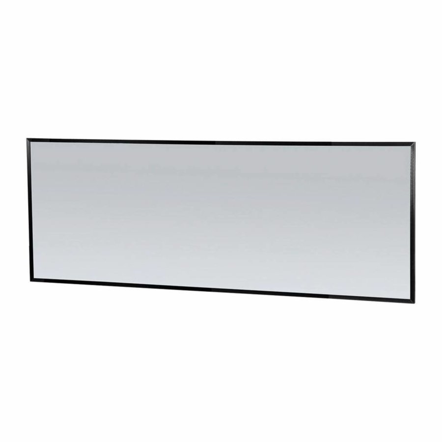 Spiegel Topa Silhouette 200x70x2.5 cm Aluminium Zwart