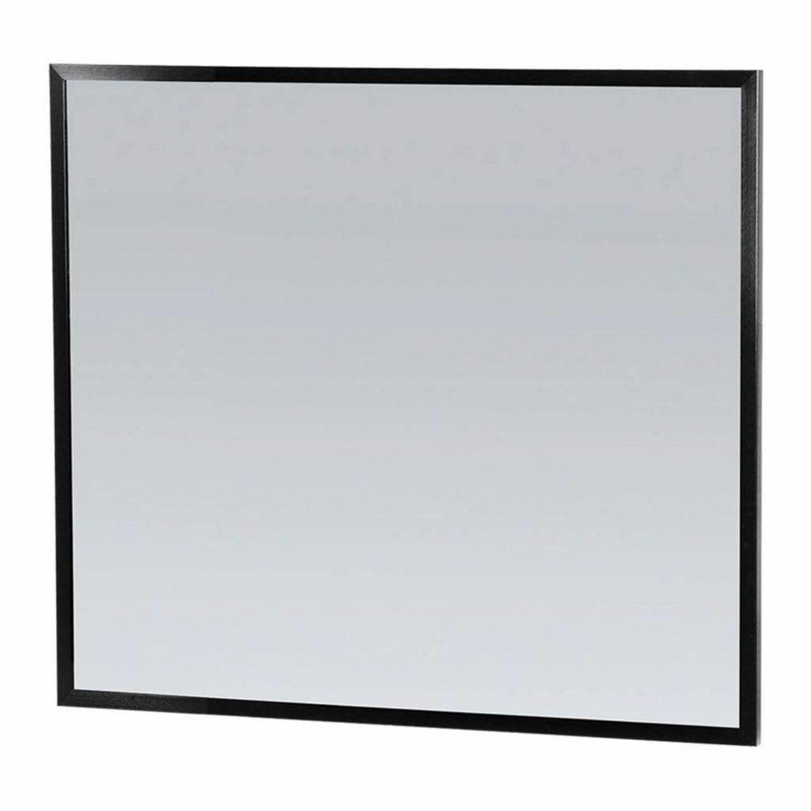 Spiegel Topa Silhouette 80x70x2.5 cm Aluminium Zwart