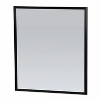 Spiegel Topa Silhouette 60x70x2.5 cm Aluminium Zwart