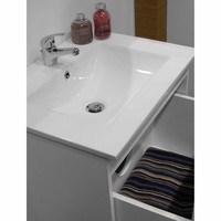 Badkamermeubelset Go By Van Marcke Joelle 60cm Compleet Met Spiegelkast Wit