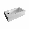 Go by Van Marcke Fontein VM Go Recto Rechthoek 24x50x12cm Porselein Glans Wit