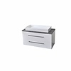 Sanicare Onderkast Sanicare Q16 97,9x44,4 cm Twee Lades Grey-Wood