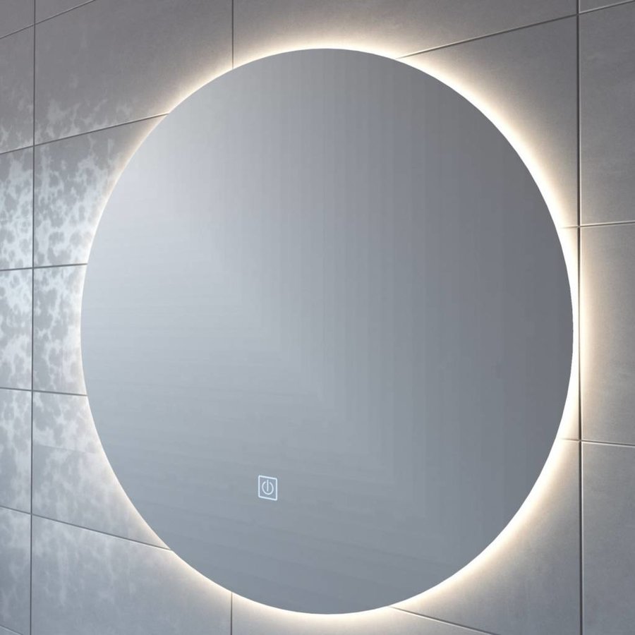 Badkamerspiegel Boss & Wessing Rond 100 cm LED Verlichting Warm White