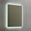 Sanilux Spiegel Sanilux Mirror Infinity 58x80x4,5 cm Aluminium met LED Verlichting en Spiegelverwarming