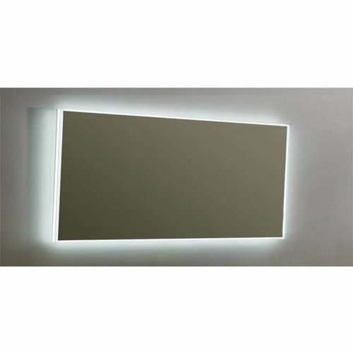 Spiegel Sanilux Mirror Infinity 160x80x4,5 cm Aluminium met LED Verlichting en Spiegelverwarming 