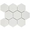The Mosaic Factory Mozaïek Barcelona 25.6x29.6 cm Geglazuurd Porselein Hexagon Mat Wit (Prijs Per m2)