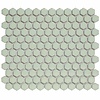 The Mosaic Factory Mozaïek Barcelona 26x30 cm Geglazuurd Porselein Hexagon Glanzend Licht Groen (Prijs Per m2)