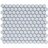 The Mosaic Factory Mozaïek Barcelona 26x30 cm Geglazuurd Porselein Hexagon Glanzend Zacht Blauw (Prijs Per m2)