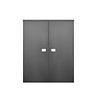Kolomkast Sanicare Q5 2 Soft-Close Deuren 90 cm Hoogglans Wit