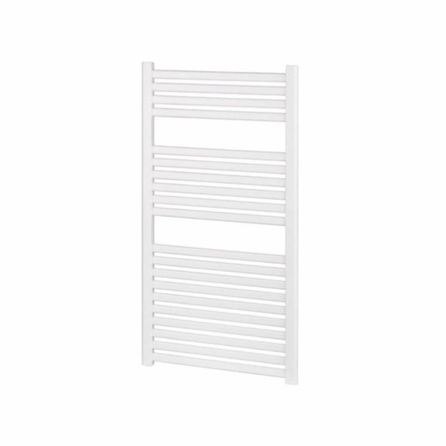 Designradiator Nile Gobi 50x80 cm Wit Zij Aansluiting (Links Rechts Aansluiting)