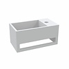 Best Design Fontein met Handdoekhouder Best Design Mona Solid Surface 33x18x16 cm (kraangat rechts)