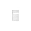 Designradiator Plieger Onda 528 Watt Zijaansluiting 76,4x58,5 cm Wit