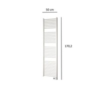 Designradiator Plieger Palermo Elektrisch 700 Watt 170,2x50 cm Wit