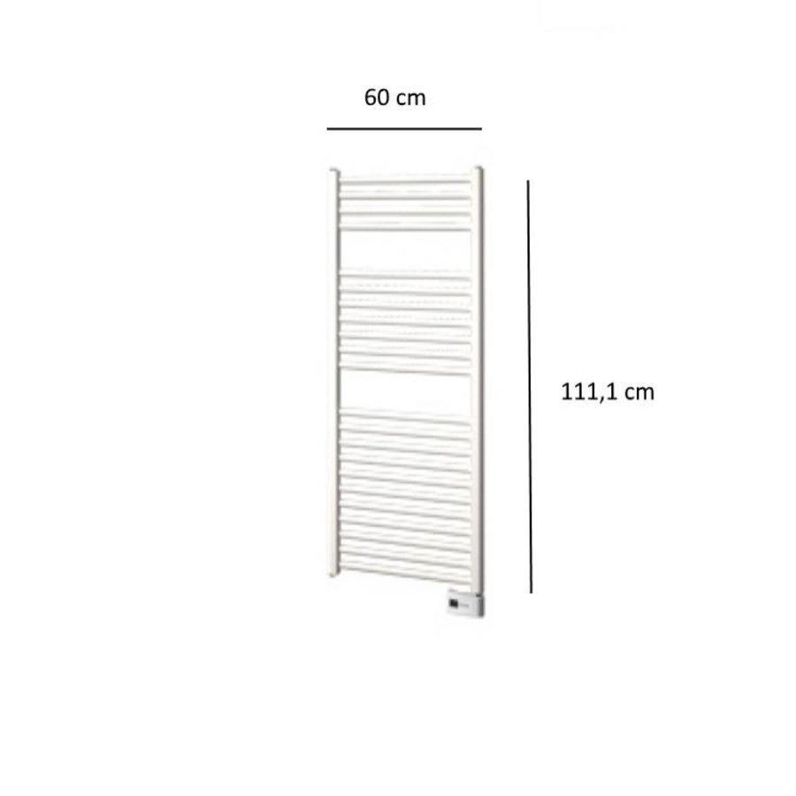 Designradiator Plieger Palermo Elektrisch 600 Watt 111,1x60 cm Wit