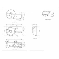 Wiesbaden Hardstenen rond fonteintje rechts 40x23x10