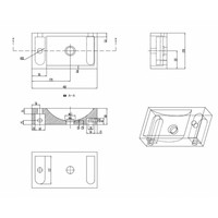 Fontein Wiesbaden Hardsteen 40x22x10xcm Links