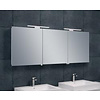 Wiesbaden Luxe spiegelkast +Led verlichting 160x60x14cm