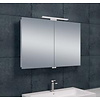Wiesbaden Luxe spiegelkast +Led verlichting 90x60x14cm
