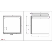 Wiesbaden Ambi One dimbare Led condensvrije spiegel 600x600