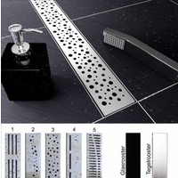 Douchegoot RVS Wiesbaden Met Muurflens 90cm