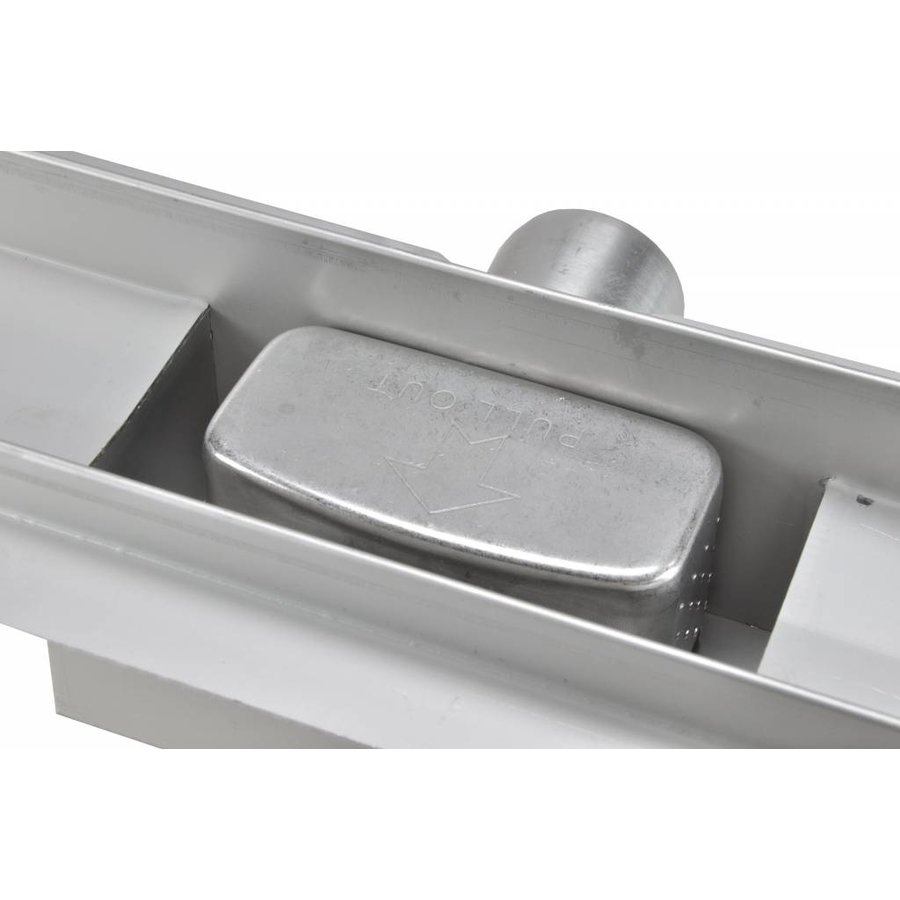 Wiesbaden Wiesbaden RVS 3e GEN.douchegoot+flens +RVS sifon +filter 70x7