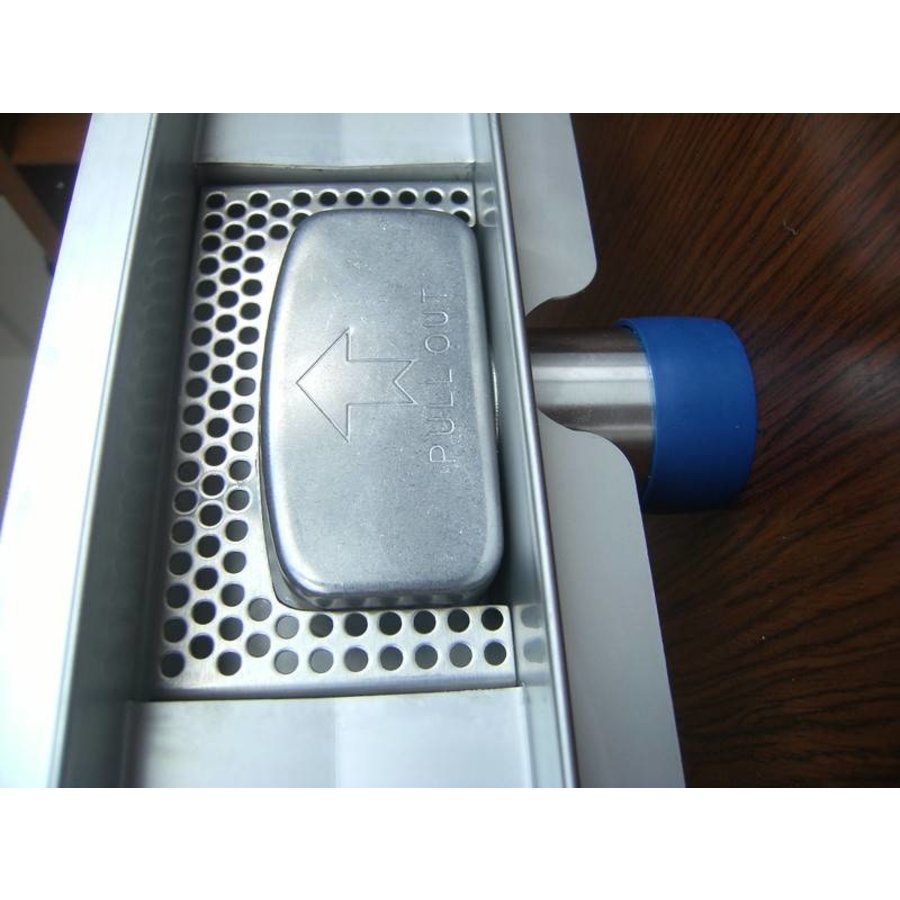 Wiesbaden RVS 3e GEN.douchegoot+flens +RVS sifon +filter 50x7