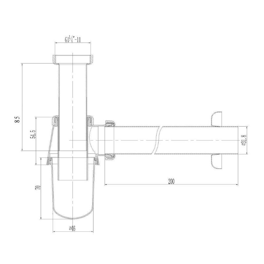 5'4inch x32mm - Megadump Wormer