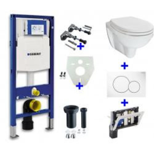 Geberit UP-320 + toiletblokhouder + Trevi O.P. + Sigma 01 wit 