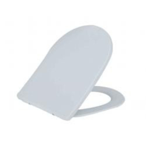 Wiesbaden Shade Slim toiletzitting + deksel one-touch mat-wit 