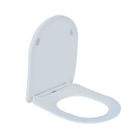 Wiesbaden Shade Slim toiletzitting + deksel one-touch mat-wit