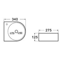 Wiesbaden Erato fontein 340x275x120 wit