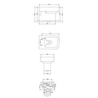 Wiesbaden Carr� wandcloset+zitting diepspoel wit
