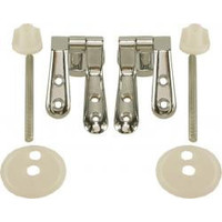 Wiesbaden bevestigingset WC zitting hout chroom